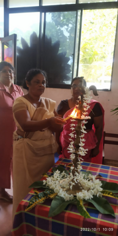 Homagama Pitipana town is celebrating the World Children and Elderly Day in Grama Niladhari division (2022)